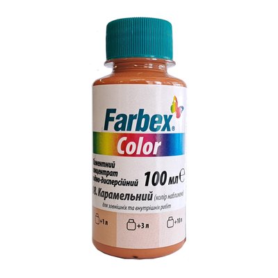 Пігмент для акрилової фарби карамельний Farbex Color 100 мл 00000001253 фото