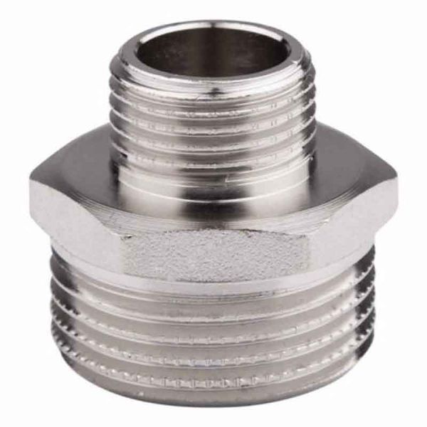 Ниппель Forte 1 1/2" Н х 1" Н никелированный SF3594025 Thermo Alliance 10747 фото