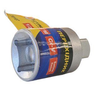Перехідник для торцевих головок 1/2"х3/8" Сталь 70107 фото