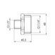 Ніпель Forte 1 1/4" З х 1/2" З нікельований SF3593215 Thermo Alliance 10742 фото 2