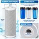 Картридж вугільний пресований Bio+ Systems CTO-10L BigBlue 10&Prime; &mdash; глибоке очищення від хлору та запахів 4864 фото 6