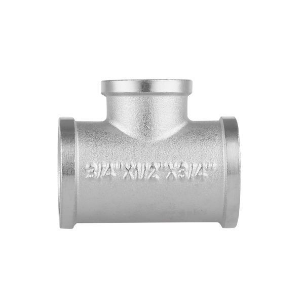 Трійник Forte 3/4" В х 1/2" В х 3/4" В нікельований SF362201520 Thermo Alliance 10784 фото