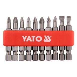 Набор бит для шуруповерта, 10 шт YATO YT-0483 YT-0483 фото