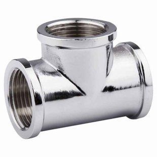 Трійник 1/2"в хром SD Forte 10854 фото