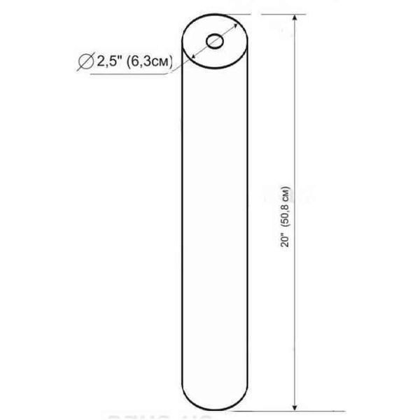 Картридж полипропиленовый PP-20 5 мкм для очистки воды Slim line 20 х 2,5" Bio+ systems 00000003562 фото