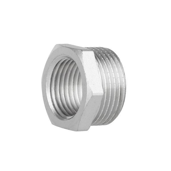 Футорка 3/4"з х 1/2"в нікель SD Forte 10819 фото