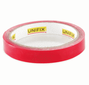 Лента клейкая пеноакриловая Unifix 1мм x15 мм x5 м 54892 фото