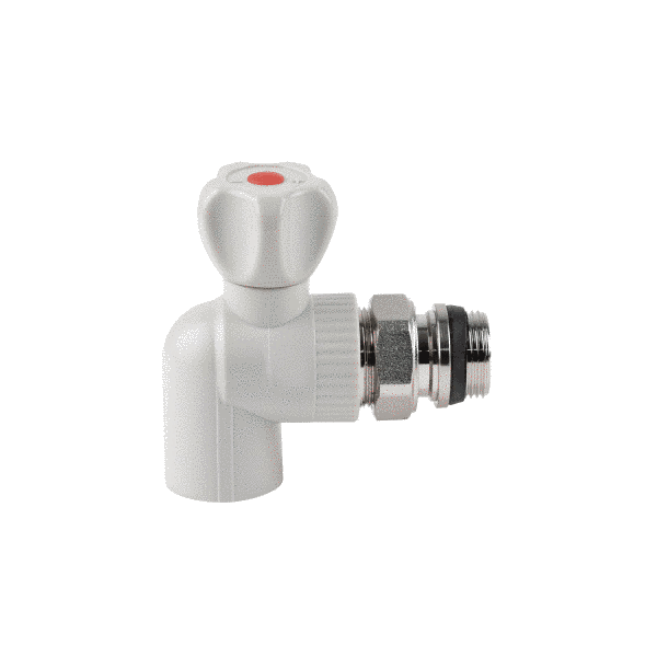 Кран радіаторний кутовий PPR 25х3/4" Thermo Alliance 23144 фото