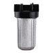 Прозрачная фильтр-колба Big Blue 10&Prime; Bio+ SL10TS-BB с ПП картриджем 1&Prime; - контроль очистки и высокая производительность 000015725 фото 1