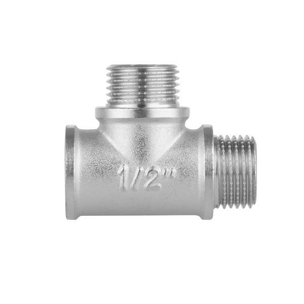 Трійник Forte 1/2" ВЗЗ нікельований SF36515 Thermo Alliance 10773 фото