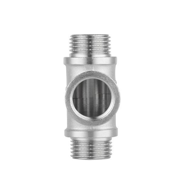 Трійник Forte 1/2" ЗВЗ нікельований SF36615 Thermo Alliance 10777 фото