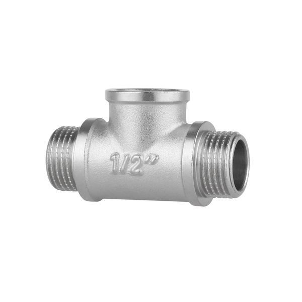 Трійник Forte 1/2" ЗВЗ нікельований SF36615 Thermo Alliance 10777 фото