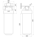 Фильтр-колба 2-компонентная OasisPro BSL2 1&Prime; - усиленный корпус, универсальная фильтрация без картриджа 000021748 фото 4