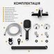 Черный смеситель для ванны с длинным поворотным изливом Qtap QTGRABCR005 Chrome/Black 33504 фото 5