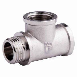 Трійник Forte 3/4" ВВЗ нікельований SF36320 Thermo Alliance 10780 фото