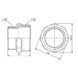 Ниппель Forte 1 1/2" Н резьбой на 1 1/4" Н никелированным покрытием SF3594032 Thermo Alliance 10748 фото 2