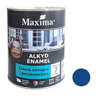 Эмаль алкидная синяя Maxima 0,7 кг 00000001060 фото
