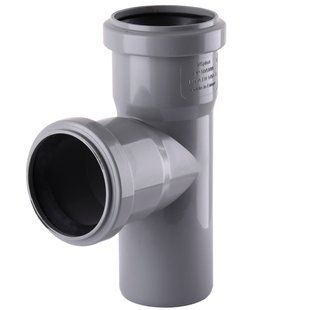 Трійник для внутрішньої каналізації 50/50/90&deg; VSplast 00000002398 фото