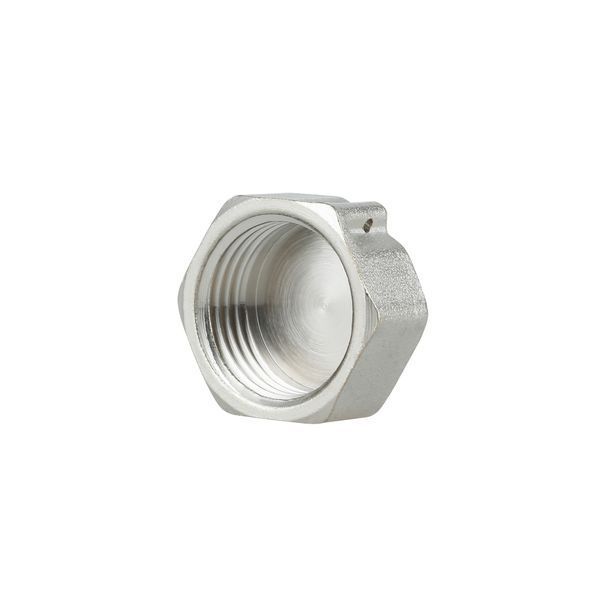 Заглушка під пломбу Forte 1/2" В нікельована SF35215 Thermo Alliance 10695 фото