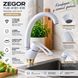 Белый смеситель для кухни Zegor YUB-А181-KW 00000000932 фото 1