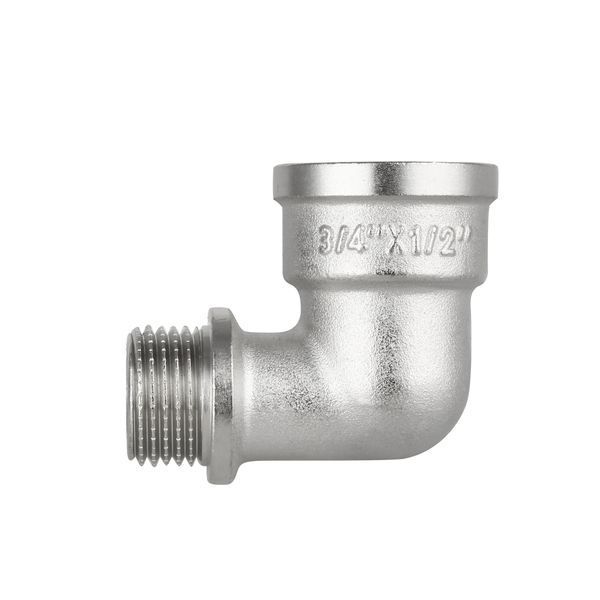 Кут Forte 3/4" В х 1/2" З нікельований SF3702015 Thermo Alliance 22801 фото