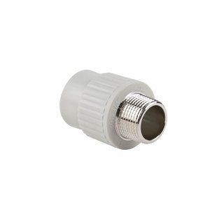 Муфта полипропиленовая (PPR) 25 х 3/4 наружная резьба Thermo Alliance 23241 фото