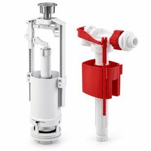 Комплект арматуры Alcaplast A2000-CHROM + A150P 1/2&Prime; 00000004335 фото
