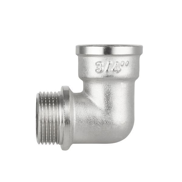 Кут Forte 3/4" В х 3/4" З нікельований SF37220 Thermo Alliance 10804 фото