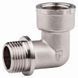 Кут Forte 3/4" В х 3/4" З нікельований SF37220 Thermo Alliance 10804 фото 1
