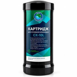 Картридж для устранения сероводорода Bio+ systems CX-10L Big Blue 10&Prime; 000012498 фото