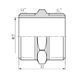 Ніпель Forte 1" ЗЗ нікельований SF35825 Thermo Alliance 10731 фото 5