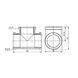 Тройник Forte 3/4" ВВВ никелированный SF36120 Thermo Alliance 10778 фото 3