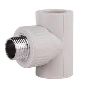 Тройник PPR 25х1/2х25 наружная резьба Alfa Plast 10444 фото