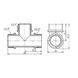 Тройник Forte 3/4" ЗЗЗ никелированный SF36720 Thermo Alliance 10782 фото 2