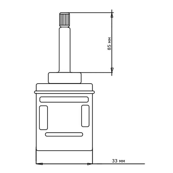 Картридж для смесителя душевой кабины (К-33/3/85) 00000002025 фото
