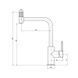 Смеситель для кухни TOPAZ CORSIKA TC-8802-H48 19560 фото 2