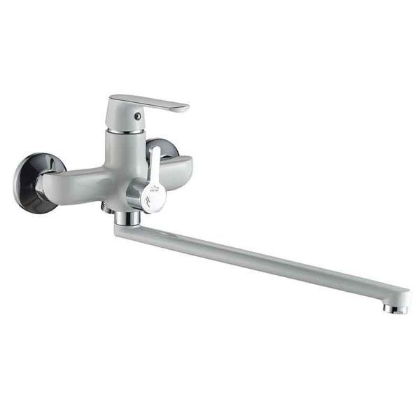 Смеситель для ванны Globus Lux Laguna GLA-0208-7-WHITE EURO 00000001759 фото