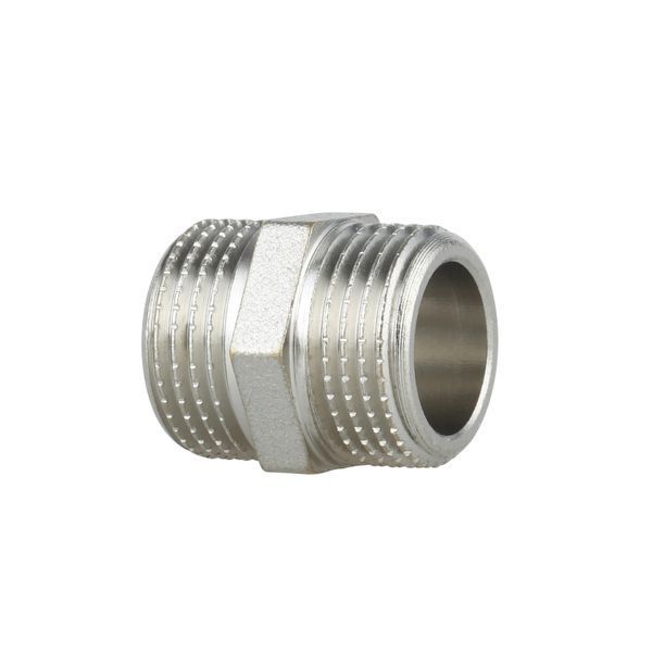 Ниппель Forte 3/8" НН никелированный SF3589 Thermo Alliance 10736 фото