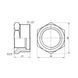 Футорка 1 1/4 "Зх3/4 "В никель Thermo Alliance 10823 фото 2