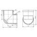 Кут Forte 1" В х 1" В нікельований SF36825 Thermo Alliance 10799 фото 2