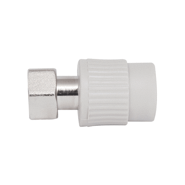 Муфта полипропиленовая Thermo Alliance 20х1/2"В с накидной гайкой для полипропиленовых труб 23246 фото