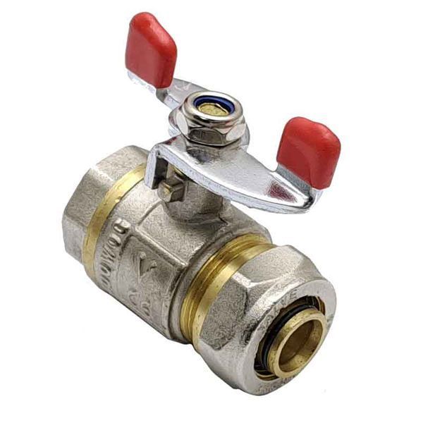 Кран обжимной 20 х 3/4" внутренняя резьба Valve 8342 фото