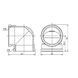 Угол Forte 1 1/4" ВВ никелированный SF36832 Thermo Alliance 10800 фото 1