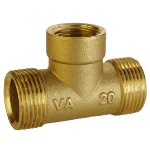 Тройник 3/4" из х 1/2" в х 3/4" из латунь ВЛМЗ А0224А фото