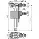 Alcaplast A160UNI 3/8" х 1/2" универсальный заливной клапан для бачка унитаза с боковым латунным подключением 89719 фото 2